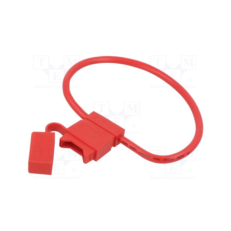 1 pcs x OPTIFUSE - LPR-03R-10R - Fuse holder, 19mm, 40A, Leads: cables, -40÷85°C, 58V