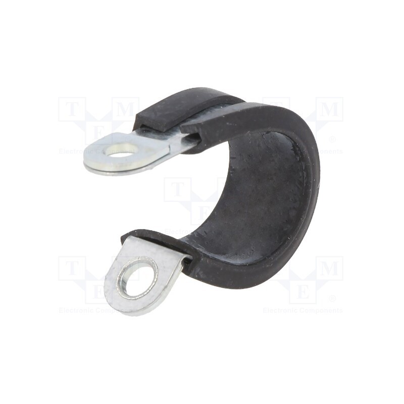 1 pcs x PMA - SGB-11 - Fixing clamp, ØBundle : 11mm, W: 13mm, steel, Cover material: EPDM