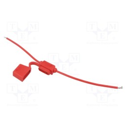 1 pcs x OPTIFUSE - LPR-02R-16R - Fuse holder, 19mm, 15A, Leads: cables, -40÷85°C, 58V