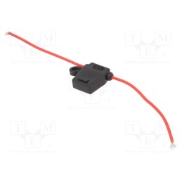 1 pcs x OPTIFUSE - LPR-02B-18R - Fuse holder, 19mm, 10A, Leads: cables, -40÷85°C, 58V