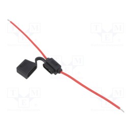 1 pcs x OPTIFUSE - LPR-02B-16R - Fuse holder, 19mm, 15A, Leads: cables, -40÷85°C, 58V