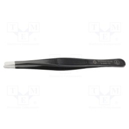 1 pcs x BERNSTEIN - 5-866-13 - Tweezers, Blade tip shape: flat,rounded, Tweezers len: 120mm, ESD
