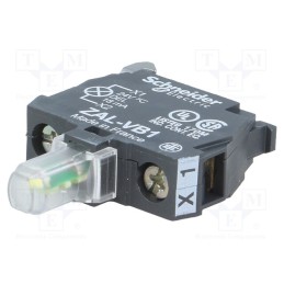 1 pcs x SCHNEIDER ELECTRIC - ZALVB1 - Illuminating unit, 22mm, Harmony XB4, -25÷70°C, Illumin: LED
