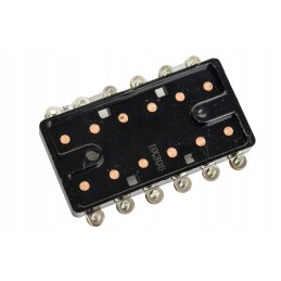 Cylindrical fuse box with 6 slots