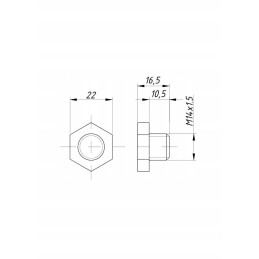 Final drive drain plug c 330