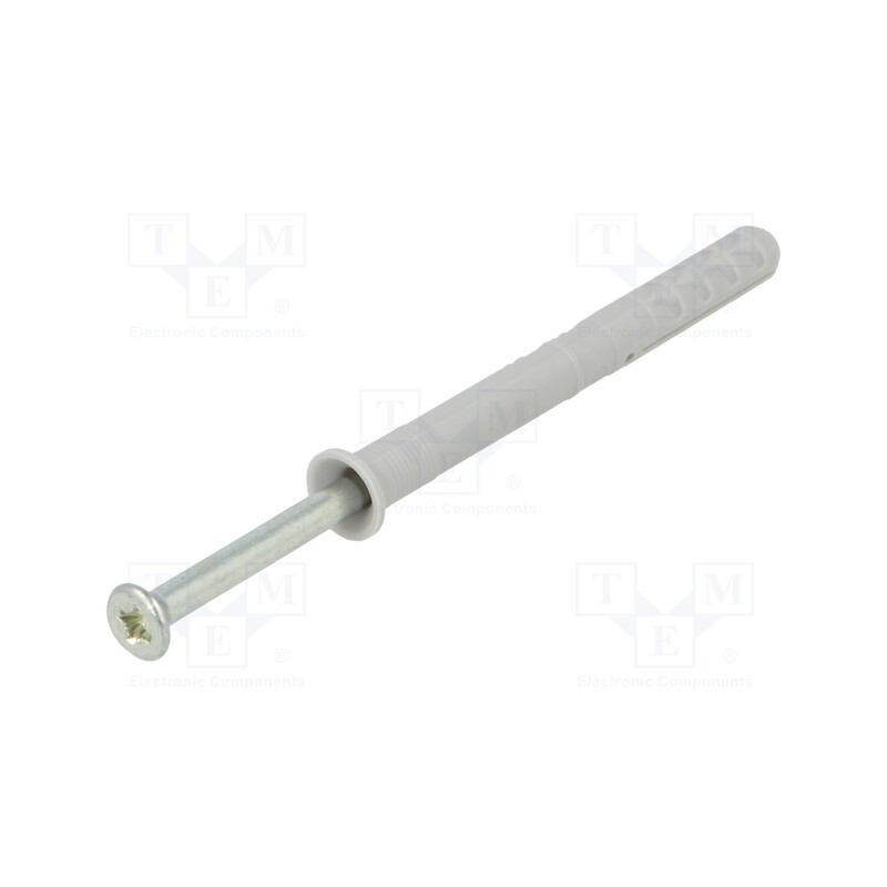 1 pcg x FISCHER - 50355 - Plastic anchor, with screw, 6x60, zinc-plated steel, N, 50pcs, 6mm