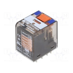 1 pcs x TE Connectivity - 1-1393154-2 - Relay: electromagnetic, 4PDT, Ucoil: 24VDC, Icontacts max: 6A, 777Ω