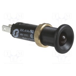 1 pcs x SCHNEIDER ELECTRIC - XVLA144 - Indicator: LED, flat, red, 48VDC, Ø8mm, IP40, connectors 2,8x0,5mm