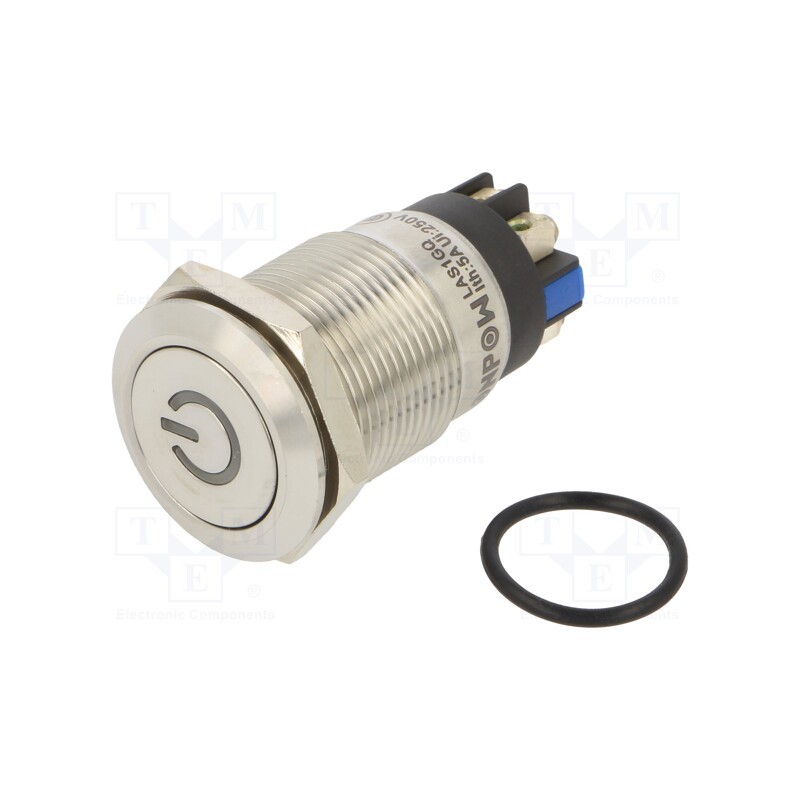 1 pcs x ONPOW - LAS1GQF-11DT/L/B/24V/S - Switch: vandal resistant, Pos: 2, SPDT, 3A/220VAC, 5A/24VDC, IP65