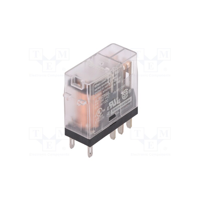 1 pcs x SCHNEIDER ELECTRIC - RXG25P7 - Relay: electromagnetic, DPDT, Ucoil: 230VAC, 5A, 5A/250VAC, socket