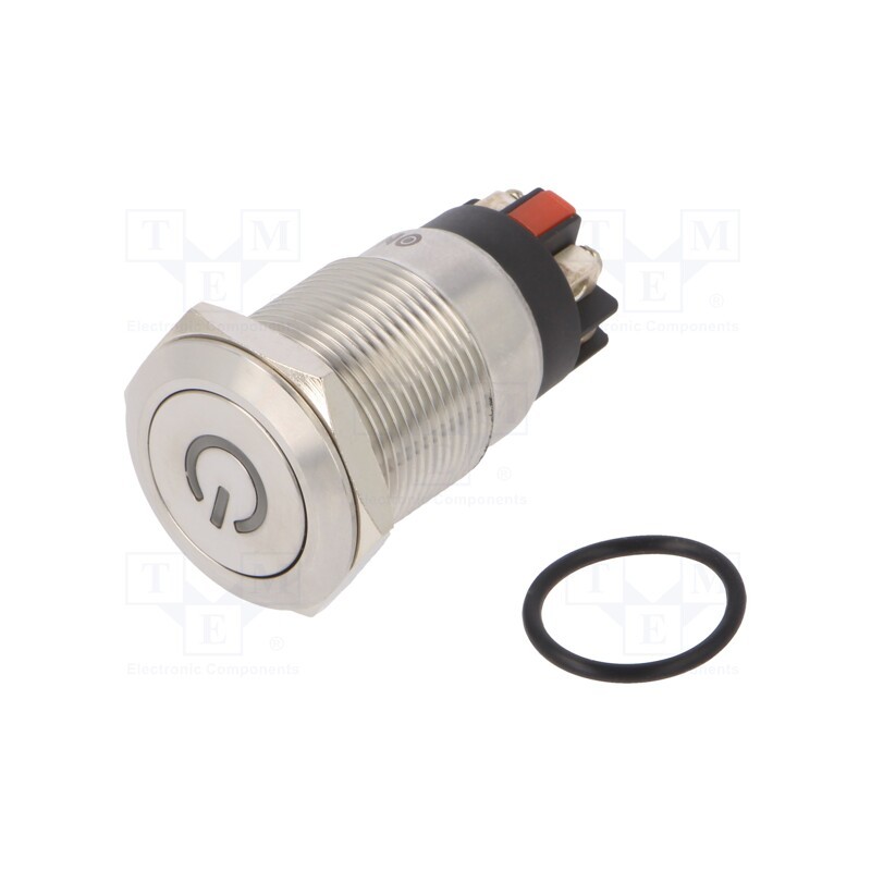 1 pcs x ONPOW - LAS1GQF-11DT/L/R/24V/S - Switch: vandal resistant, Pos: 2, SPDT, 3A/220VAC, 5A/24VDC, IP65