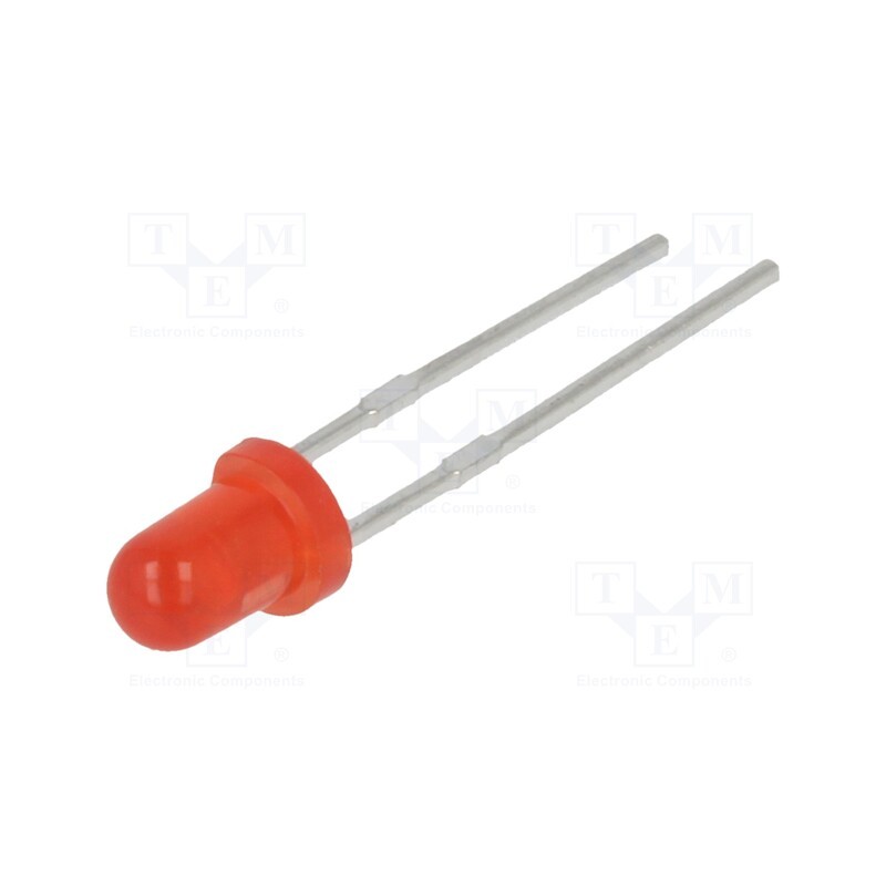 2 pcs x LUMEX - SSL-LX3052ID - LED, 3mm, red, 30mcd, 60°, Front: convex, 2.1÷2.5V, No.of term: 2