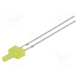 2 pcs x OPTOSUPPLY - OSY5JS7K94B - LED, 2mm, yellow, blinking, 68÷100mcd, 90°, 3÷5V, 20mA, Front: flat
