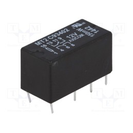 1 pcs x TE Connectivity - 1462000-7 - Relay: electromagnetic, DPDT, Ucoil: 12VDC, max.250VAC, max.220VDC
