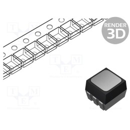2 pcs x OPTOSUPPLY - OSTG3535C2B TYPE B - LED, SMD, PLCC6, RGB, 3.5x3.5x2.8mm, 120°, 20mA, Variant: tricolour