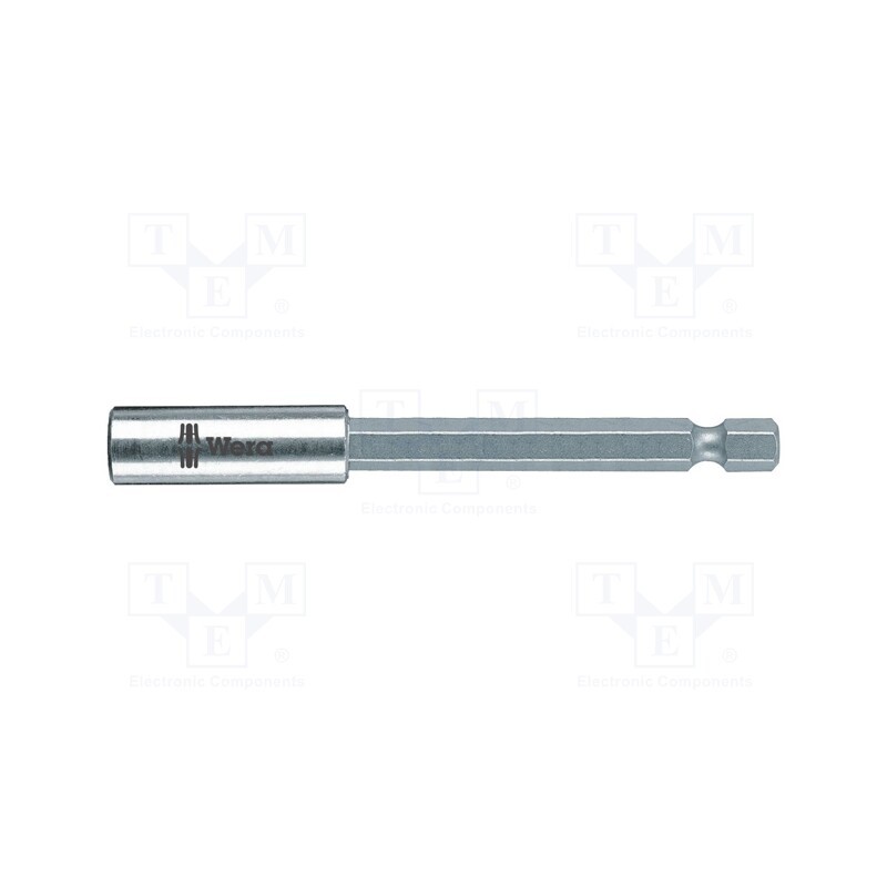1 pcs x WERA - 5053458001 - Holders for screwdriver bits, Socket: 1/4', Overall len: 152mm