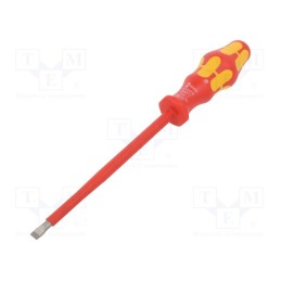 1 pcs x WERA - 5006125001 - Screwdriver, insulated, slot, 6,5x1,2mm, Blade length: 150mm