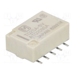 1 pcs x PANASONIC - TQ2SA-5V - Relay: electromagnetic, DPDT, Ucoil: 5VDC, Icontacts max: 2A, SMD