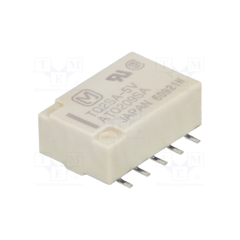 1 pcs x PANASONIC - TQ2SA-5V - Relay: electromagnetic, DPDT, Ucoil: 5VDC, Icontacts max: 2A, SMD