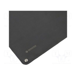1 pcs x BERNSTEIN - 9-354-100 - Bench mat, ESD, L: 500mm, W: 400mm, Thk: 0.5mm, black, 70°C