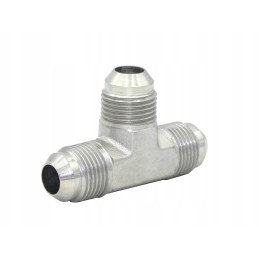 Hydraulic tee connector 3x unf 1 2 sae jic