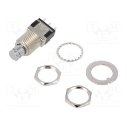 1 pcs x KNITTER-SWITCH - MPG 106 F - Switch: push-button, Pos: 2, SPDT, 6A/125VAC, 6A/6VDC, ON-(ON), MPG