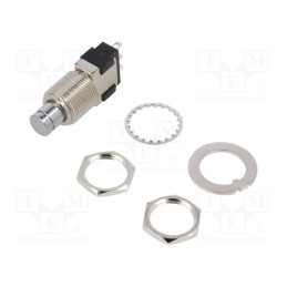 1 pcs x KNITTER-SWITCH - MPG 106 D - Switch: push-button, Pos: 2, SPDT, 6A/125VAC, 6A/6VDC, ON-ON, screw