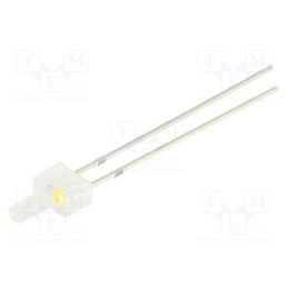 2 pcs x OPTOSUPPLY - OSM5YS7K92B - LED, 2mm, white warm, blinking, 90°, 3÷5V, 20mA, Lens: diffused