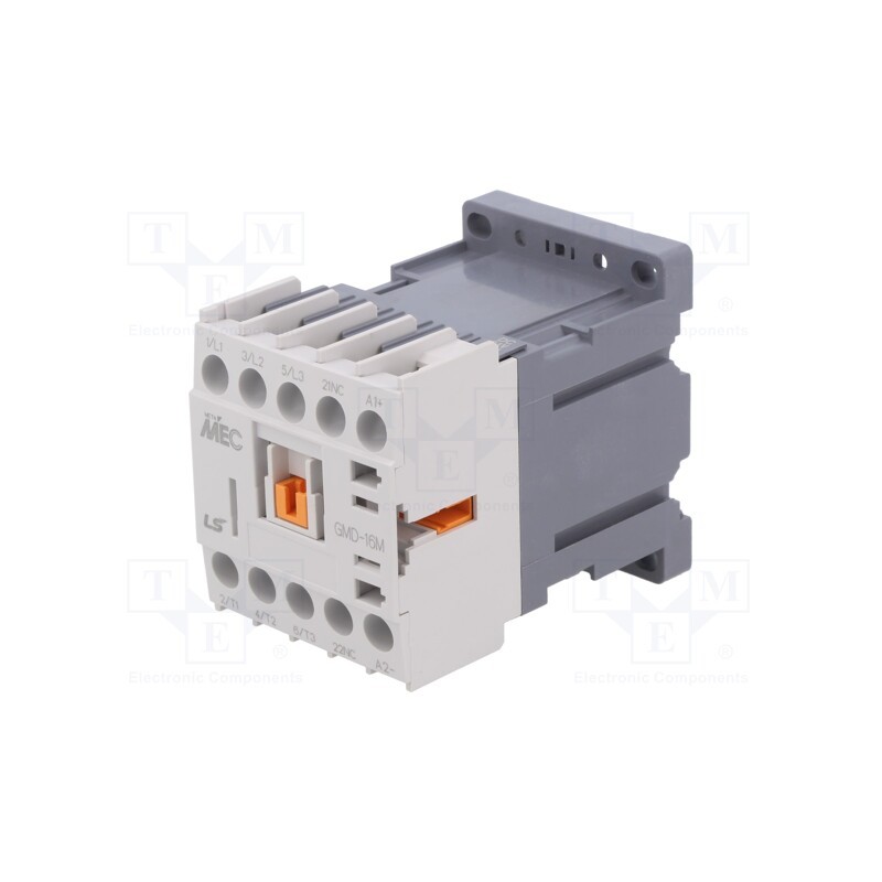 1 pcs x LS ELECTRIC - GMD-16M 24VDC 1B - Contactor: 3-pole, NO x3, Auxiliary contacts: NC, 24VDC, 16A, IP20