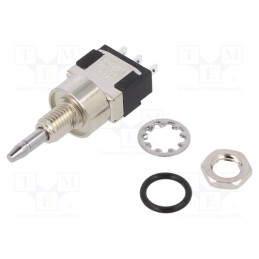 1 pcs x KNITTER-SWITCH - MPE 106 D - Switch: push-button, Pos: 2, SPDT, 6A/125VAC, 6A/6VDC, ON-ON, IP67