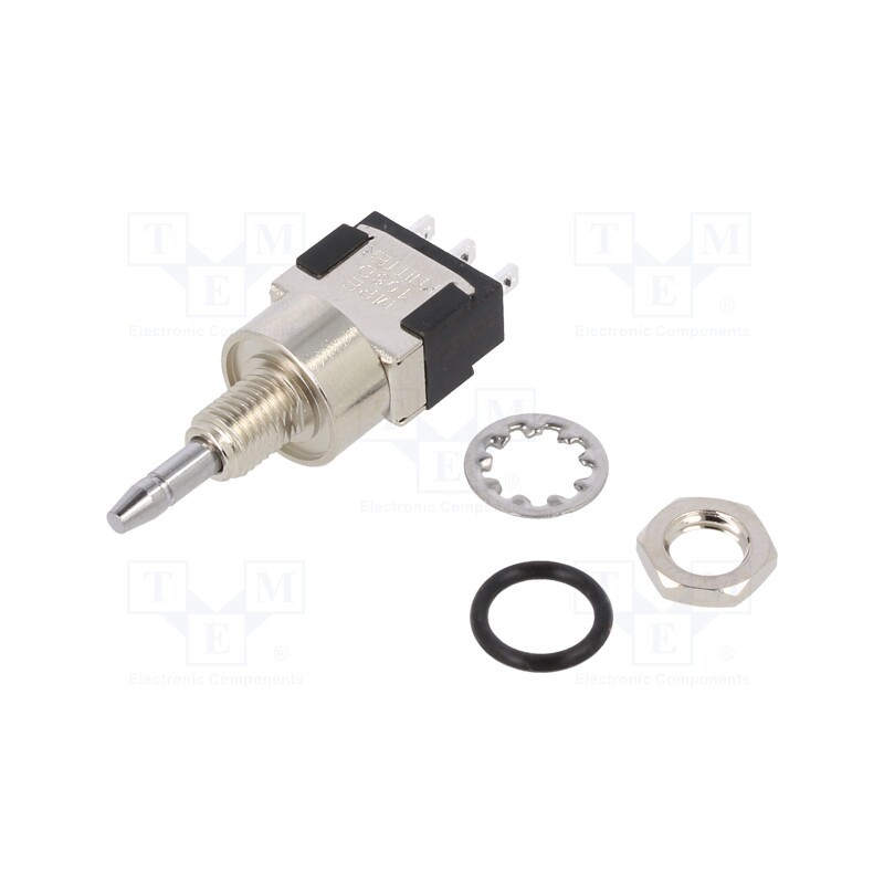 1 pcs x KNITTER-SWITCH - MPE 106 D - Switch: push-button, Pos: 2, SPDT, 6A/125VAC, 6A/6VDC, ON-ON, IP67