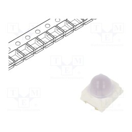 2 pcs x REFOND - RF-P28A3-IRN-FT - IR transmitter, 850nm, P opt: 45÷65mW, 17°, SMD, Dim: 2.8x3.5x2.6mm
