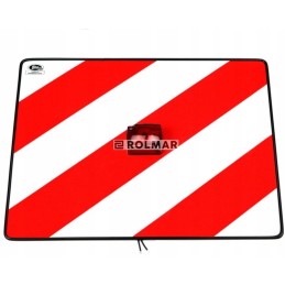 Reflective warning board, right, 400mm 300mm