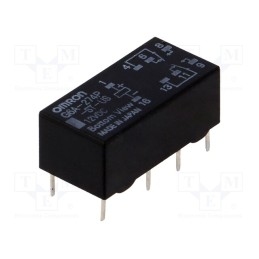1 pcs x OMRON OCB - G6A-274P-ST-US 12VDC - Relay: electromagnetic, DPDT, Ucoil: 12VDC, Icontacts max: 2A, PCB