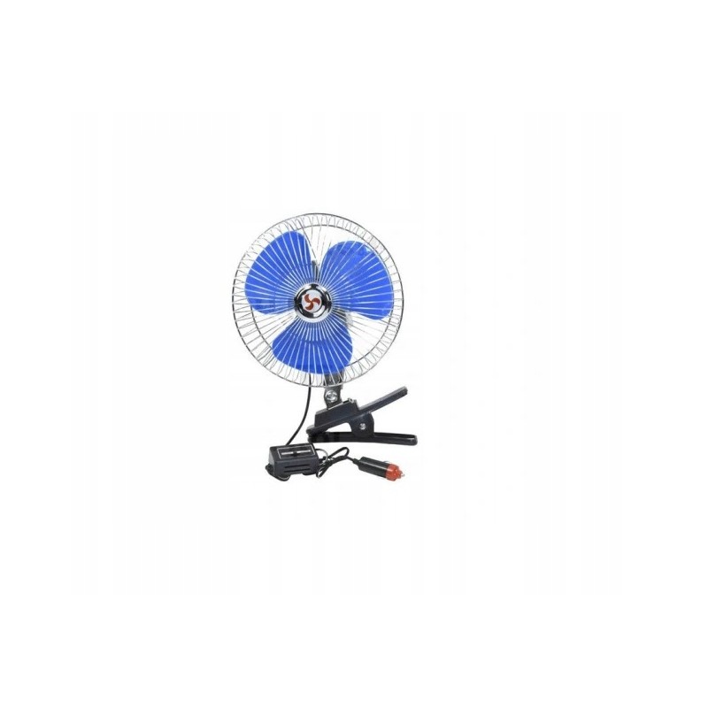 12v rotary fan, shade diameter 6 inches