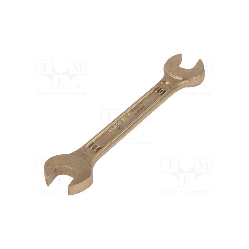 1 pcs x BAHCO - NS006-1011 -AS - Wrench, spanner, 10mm,11mm, Overall len: 115mm, aluminum bronze