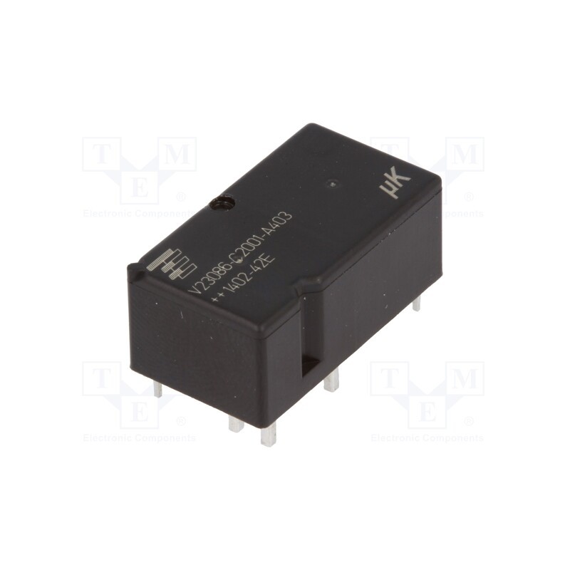 1 pcs x TE Connectivity - 1413009-9 - Relay: electromagnetic, SPDT x2, Ucoil: 12VDC, 25A, 254Ω, THT, 567mW