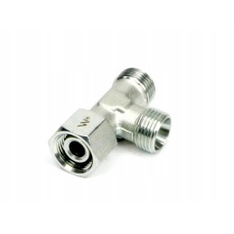 Asymmetrical metric hydraulic tee bba