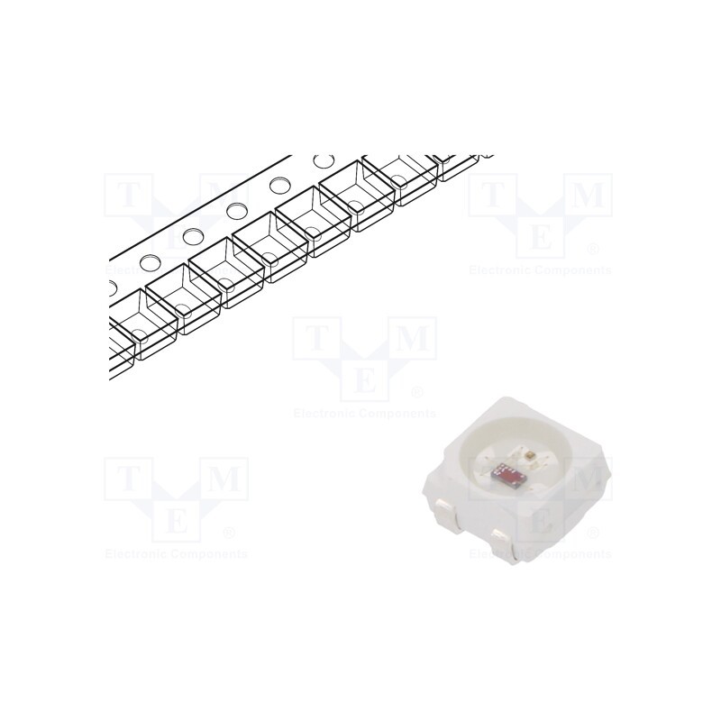 2 pcs x OPTOSUPPLY - OSTW3535C1A - Programmable LED, SMD, 3535, RGB, 3.68x3.48x2.95mm, 120°, 3.5÷5.3V