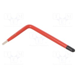 1 pcs x BAHCO - 1999MV-4 - Wrench, hex key,insulated, HEX 4mm, tool steel, 1kV