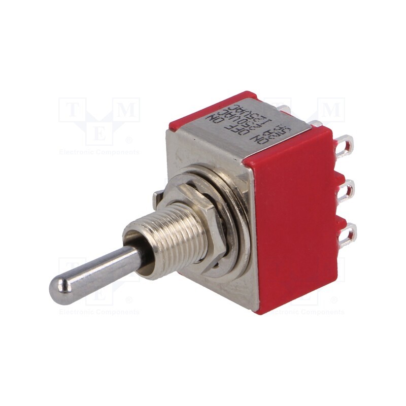 1 pcs x IC SWITCHES - IC3201T1B1M1QE - Switch: toggle, Pos: 3, 3P3T, ON-OFF-ON, 5A/125VAC, 5A/28VDC, ICE1