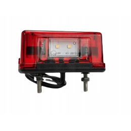 The illuminated license plate lamp was LED