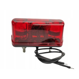 The illuminated license plate lamp was LED