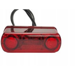 The illuminated license plate lamp was LED