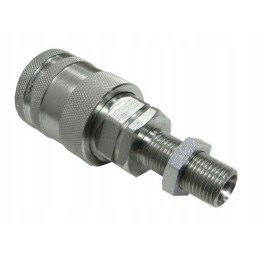 Hydraulic quick connector, long socket, M16x1, 5 studs