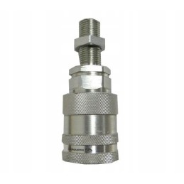 Hydraulic quick connector, long socket, M16x1, 5 studs