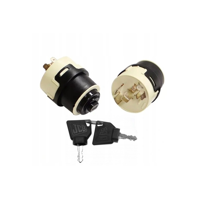 Ignition switch with keys for jcb 2cx 3cx 4cx excavators