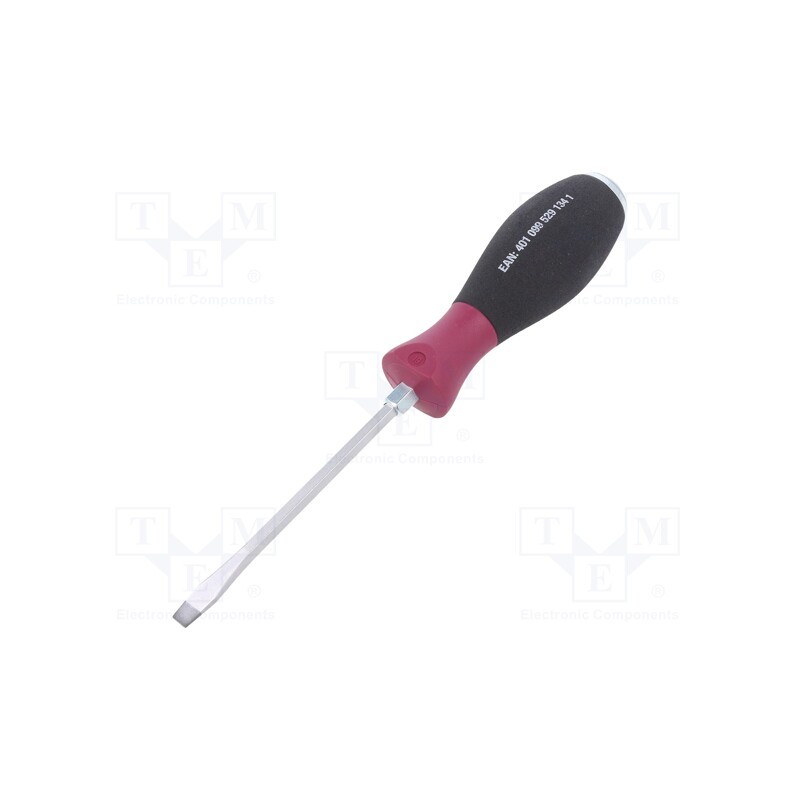 1 pcs x WIHA - 29134 - Screwdriver, slot, for impact,assisted with a key, 5,5x1,0mm