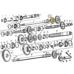 Gear wheel II VI direct sliding gear