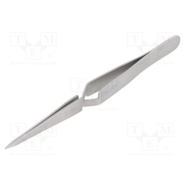 1 pcs x WELLER - 31SA - Tweezers, 125mm, for precision works, Blade tip shape: sharp
